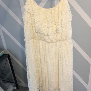 Lacey dress, knee length, only worn one time